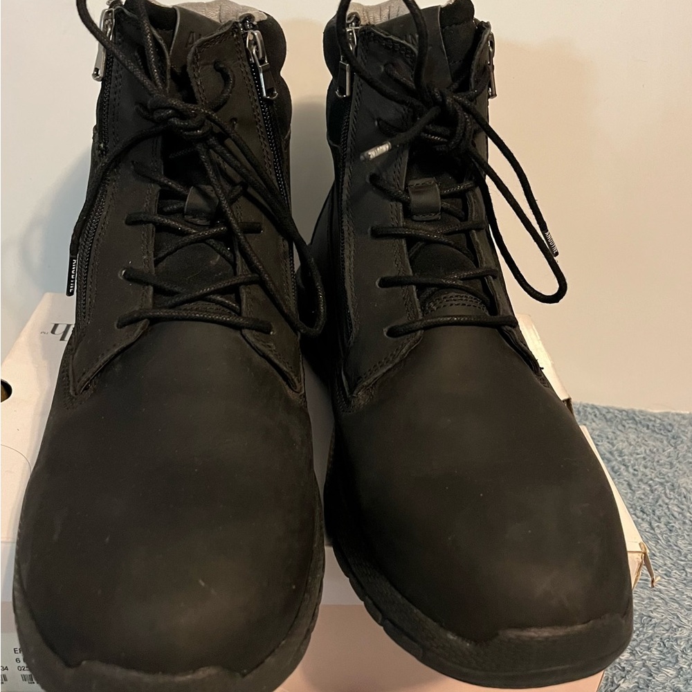 Anodyne No. 90 A5500-M090 Mens 12 Black Oil Leather Trail Work Boots - Picture 3 of 7